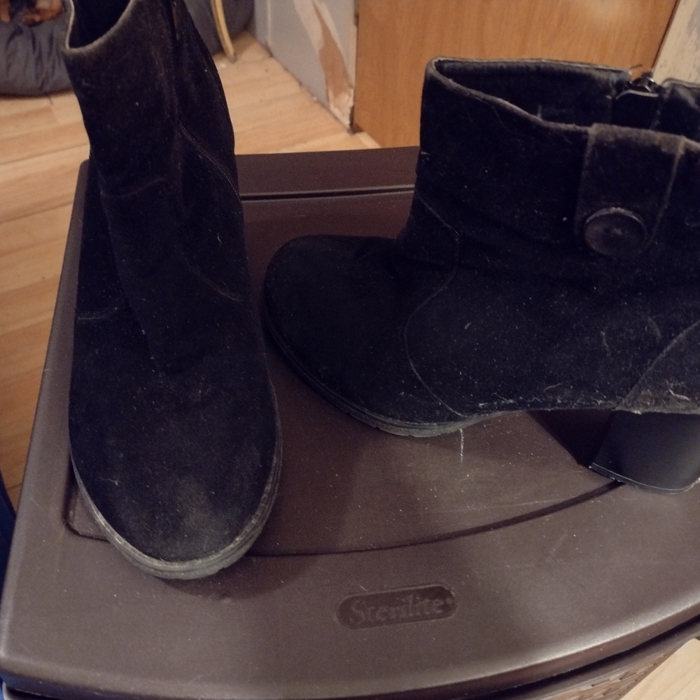 Black booties